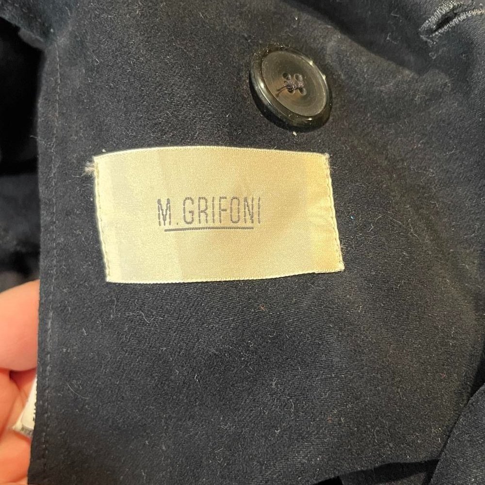 MAURO GRIFONI NAVY BLUE COAT - Picture 6 of 8